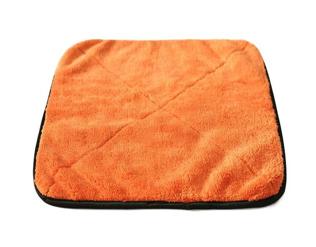 MaxShine Microfiber Drying Towel - Мікрофібровий рушник з оверлоком помаранчевий 40 х 40 cm