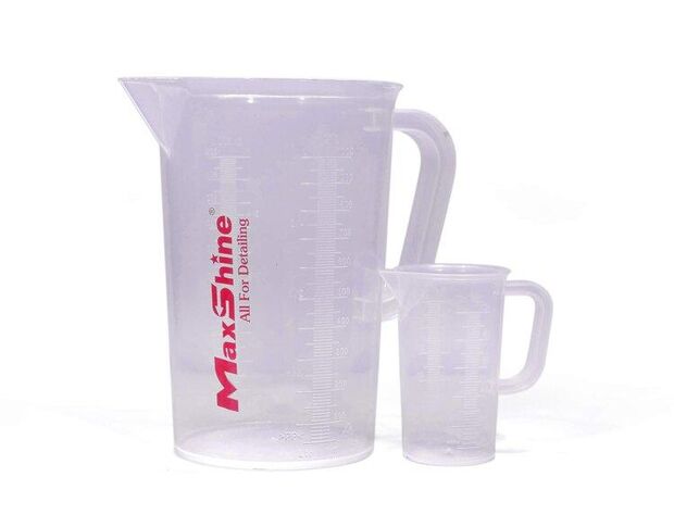MaxShine Measuring Cup Transparent - Мірна склянка прозора, 1 L