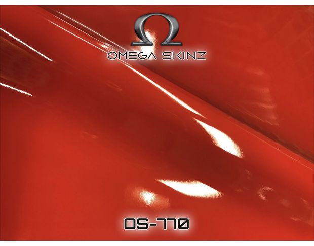 Omega Skinz OS-770 Maranello - Червона глянцева плівка 1.524 m