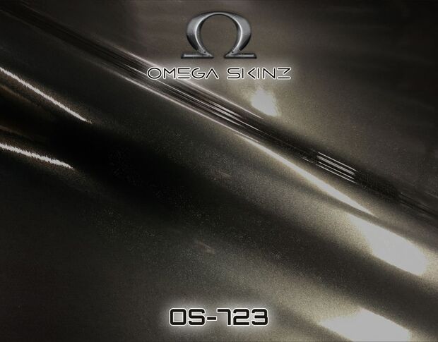 Omega Skinz OS-723 Twilight Zone - Темно-серая глянцевая металлик пленка 1.524 m