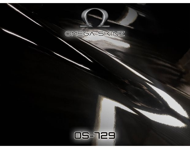 Omega Skinz OS-729 Bladescape Black - Черная глянцевая пленка 1.524 m