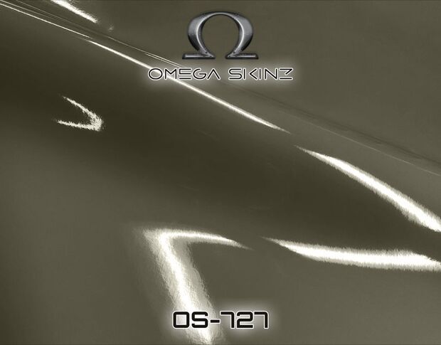 Omega Skinz OS-727 Obsidian Grey - Пісочна глянцева плівка 1.524 m