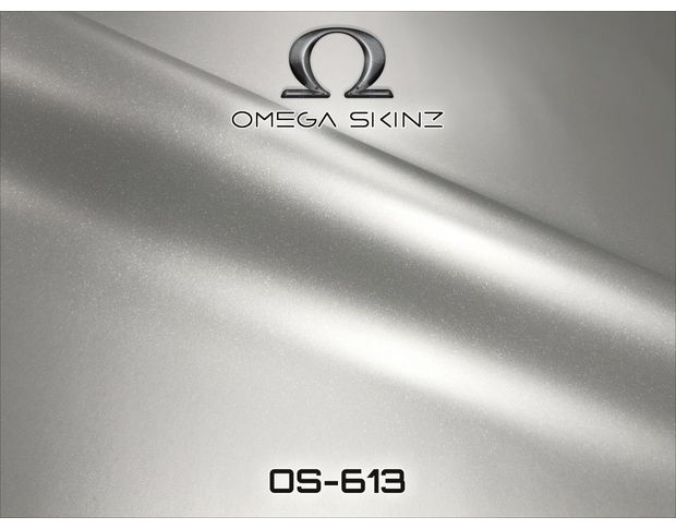 Omega Skinz OS-613 Silver Genius - Светло-серая матовая металлик пленка 1.524 m