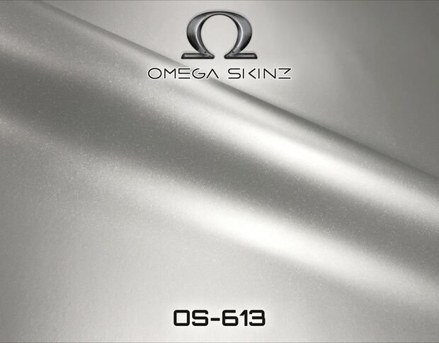 Omega Skinz OS-613 Silver Genius - Светло-серая матовая металлик пленка 1.524 m