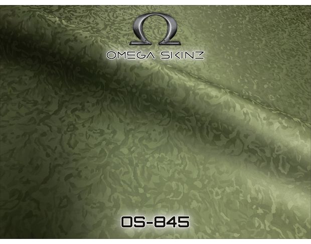 Omega Skinz OS-845 Combat Camo Green - Матова зелена плівка з камуфляжним малюнком 1.524 m