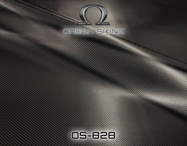 Omega Skinz OS-828 Carbon Black - Матовая черная карбоновая пленка 1.524 m