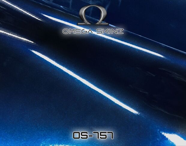 Omega Skinz OS-757 Dreamscape - Темно-синя глянцева металік плівка 1.524 m