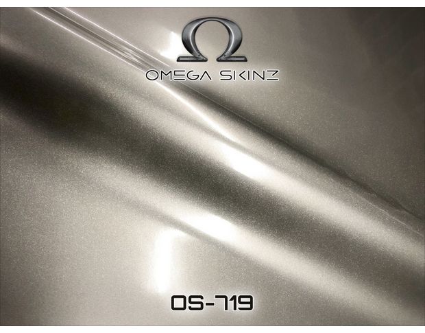 Omega Skinz OS-719 Gunraid - Серая глянцевая металлик пленка 1.524 m