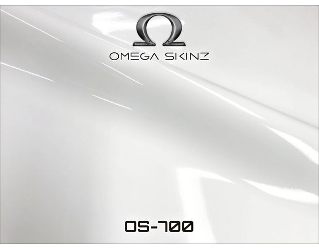 Omega Skinz OS-700 Virginity White - Біла глянцева плівка 1.524 m