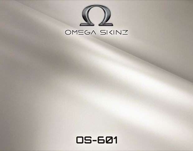 Omega Skinz OS-601 Angel Dust - Белая матовая перламутровая пленка 1.524 m