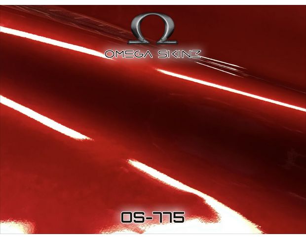 Omega Skinz OS-775 Vamp Me - Яскраво-червона глянцева плівка 1.524 m