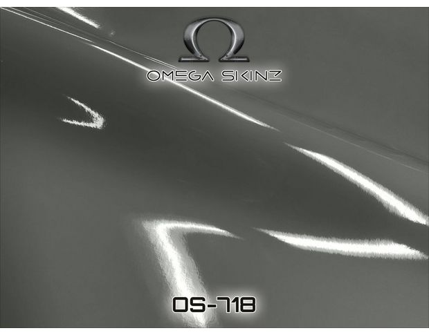 Omega Skinz OS-718 Nardo Grey Gloss - Светло-серая глянцевая пленка 1.524 m