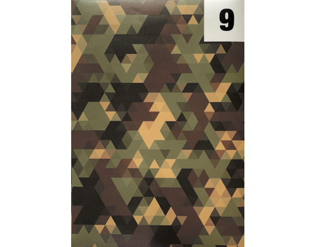 Камуфляж зелено-коричневые треугольники 9 (Украина) 1.52 m