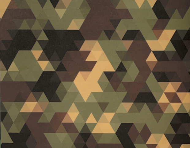 Камуфляж зелено-коричневі трикутники 9 (Україна) 1.52 m
