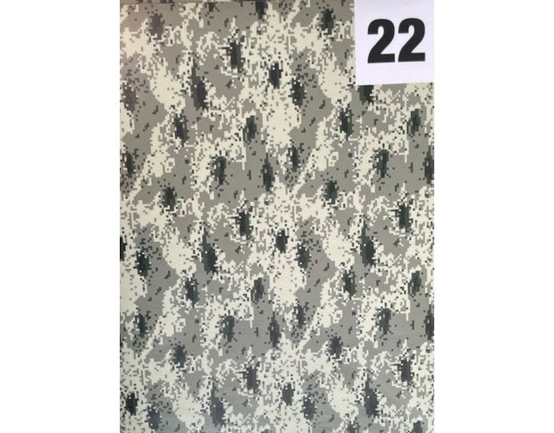 Пленка под камуфляж серый пиксельный 22 (Украина) 1.52 m