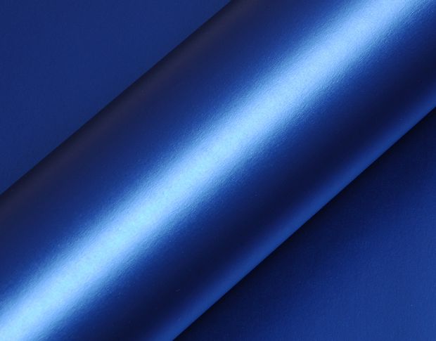 Hexis Night Blue Metallic Matt HX20905M - Синяя металлик матовая пленка, 1.524 m