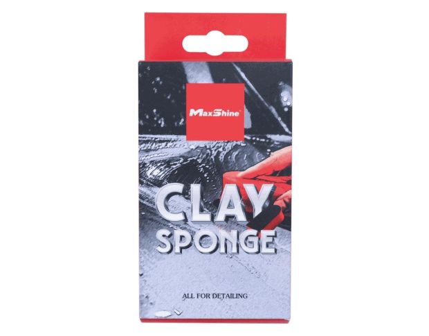 MaxShine Clay Sponge - Брусковий твердий автоскраб