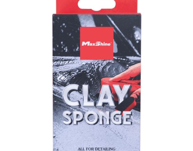 MaxShine Clay Sponge - Брусковый твердый автоскраб
