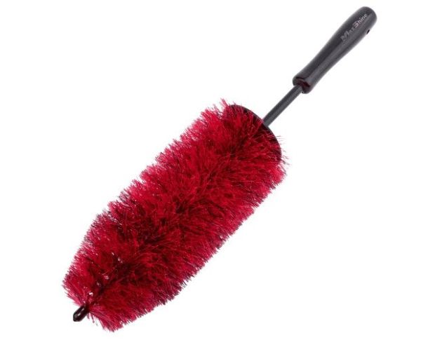 MaxShine Wool Wheel Brush Black/Red - Щітка вовняна для миття, 27 cm