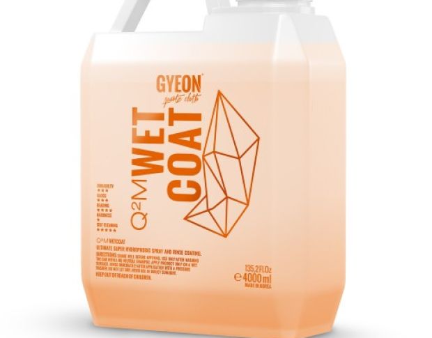 Gyeon Q²M WetCoat - Кварцевый усилитель гидрофобных свойств, 4000 ml
