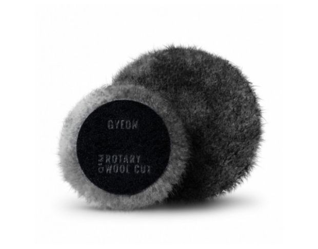 Gyeon Q²M Rotary Wool Cut Pads - Сірий хутряний різальний круг, (2 шт) 80 mm