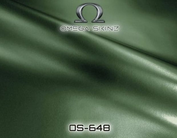Omega Skinz OS-648 Goblins Kiss - Темно-зеленая матовая металлик пленка 1.524 m