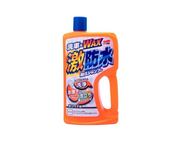 Soft99 Water Block Shampoo White - Водовідштовхуючий шампунь для світлих автомобілів, 750 ml
