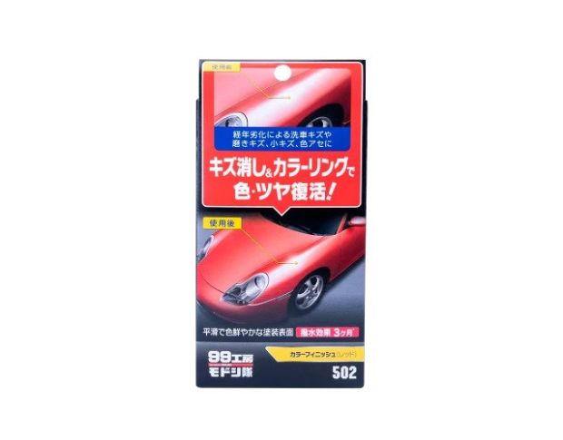 Soft99 Color Finish Red - Цветообогощающая полироль для красных автомобилей, 65 g