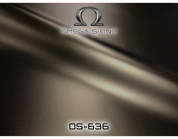 Omega Skinz OS-636 Zombie Shuffle - Коричнево-сіра матова металік плівка 1.524 m