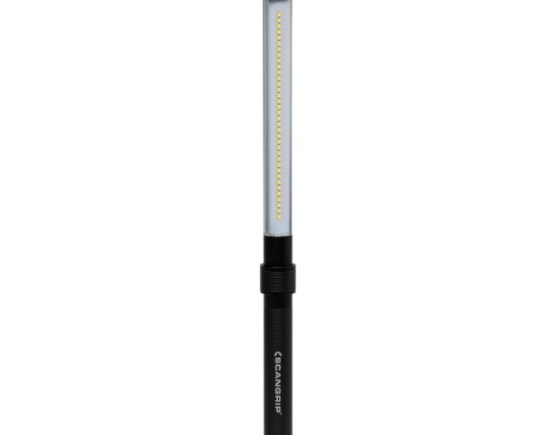 Scangrip Line Light C+R - Телескопическая светодиодная лампа на аккумуляторе