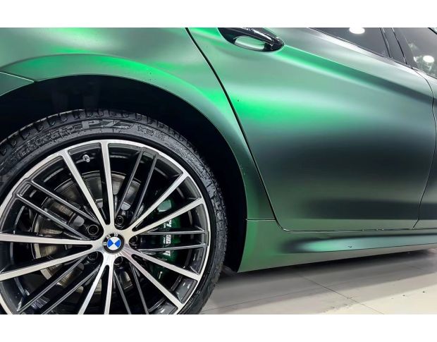 Autoface AF-50701M Dark Green Satin Chrome - Хромированная темно-зеленая сатиновая пленка 1.52 m