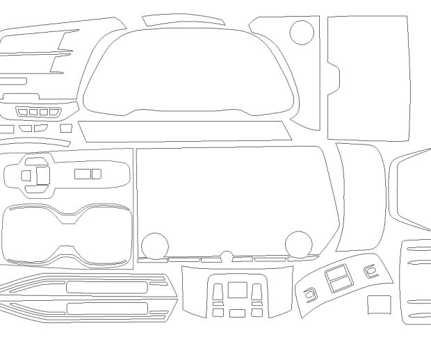 Викрійка для салону LEXUS RX 2023 -
