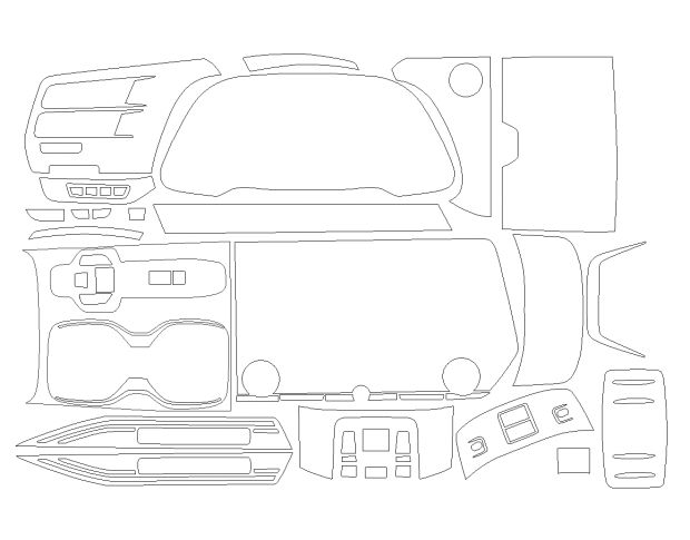 Викрійка для салону LEXUS RX 2023 -