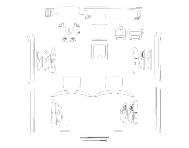 Викрійка для салону MERCEDES-BENZ S-CLASS 4 SEATS 2024