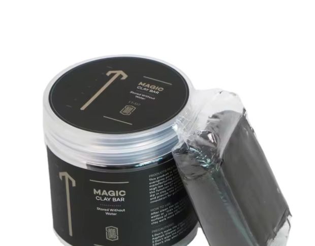 SRB Black Detailing Clay T-512 - Глина для бережной чистки кузова, черная 150 g