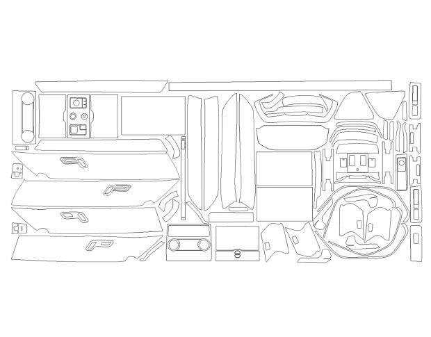 Викрійка для салону LAND ROVER RANGE ROVER 2023
