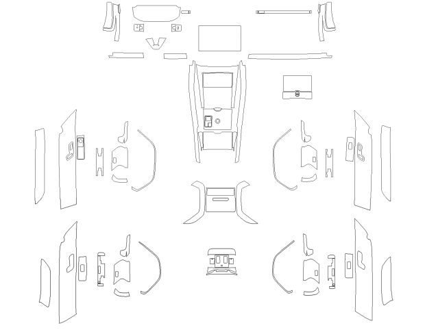Викрійка для салону LAND ROVER RANGE ROVER SPORT 2024