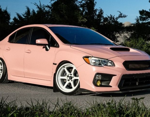 Arlon Satin Paradise Pink Metallic 460 1.524 m