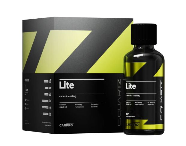 CarPro CQUARTZ Lite Kit - Легке керамічне покриття для фарби (набір), 100 ml