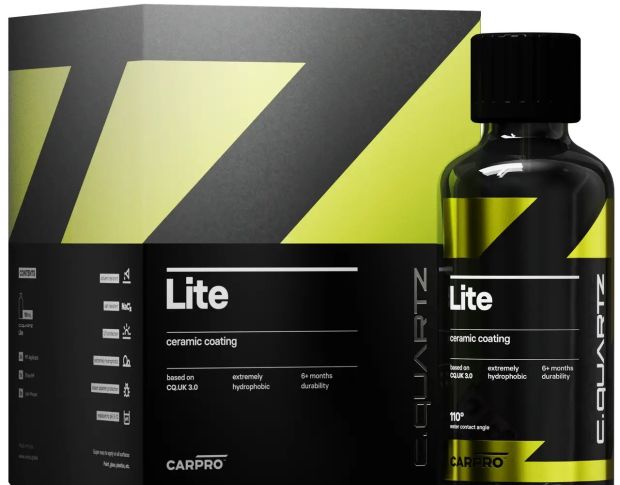 CarPro CQUARTZ Lite Kit - Легке керамічне покриття для фарби (набір), 100 ml