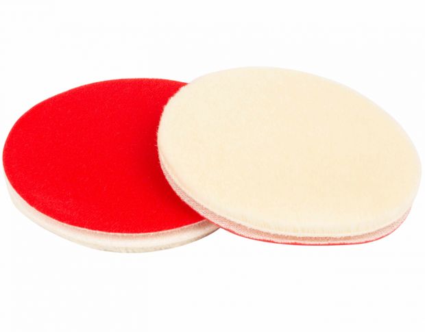 CarPro Cool Wool Pad - Гібридний полірувальний круг з вовни-мікрофібри, 130 mm (1 шт)