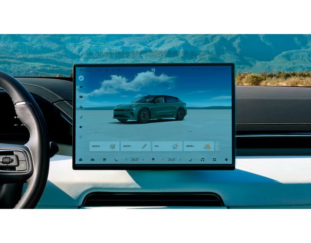 Защитное стекло  на монитор ZEEKR 001 - 15.7“ 2024 - (гибридное мат)