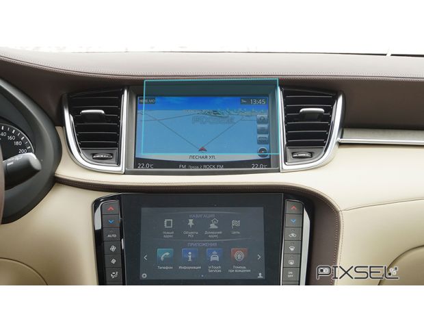 Захисне скло Pixsel для верхнього монітора INFINITI QX50 - 8.1“ 2018 - (гібридне мат)