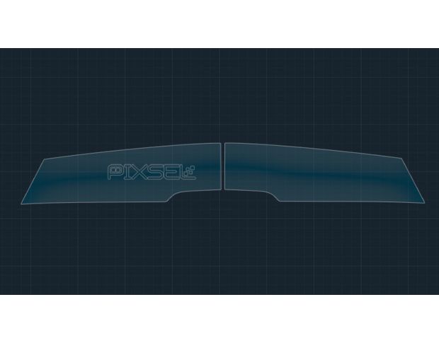 Захисне скло Pixsel для дзеркал AVATR 12 - 27.9“ 2023 - (гібридне мат)