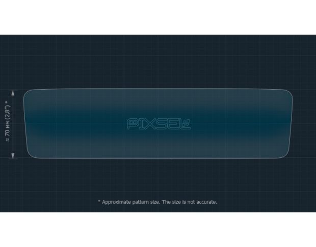 Захисне скло Pixsel для дзеркала INFINITI QX80 - 10.9“ 2022 - 2024 (гібридне глянець)