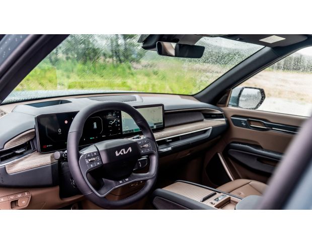 Защитное стекло Pixsel для зеркала KIA EV9 - 9.9“ 2023 - (гибридное глянец)