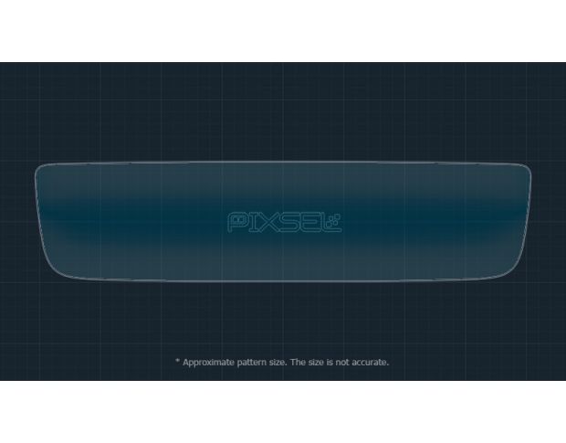 Захисне скло Pixsel для дзеркала TOYOTA RAV4 - 10“ 2023 - (гібридне глянець)