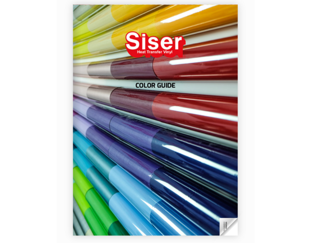 Каталог всіх серій плівок Siser Color Guide