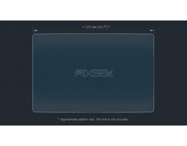 Защитное стекло Pixsel для заднего монитора LAND ROVER RANGE ROVER SPORT - 12.8“ 2018 - 2021 (гибридное мат)