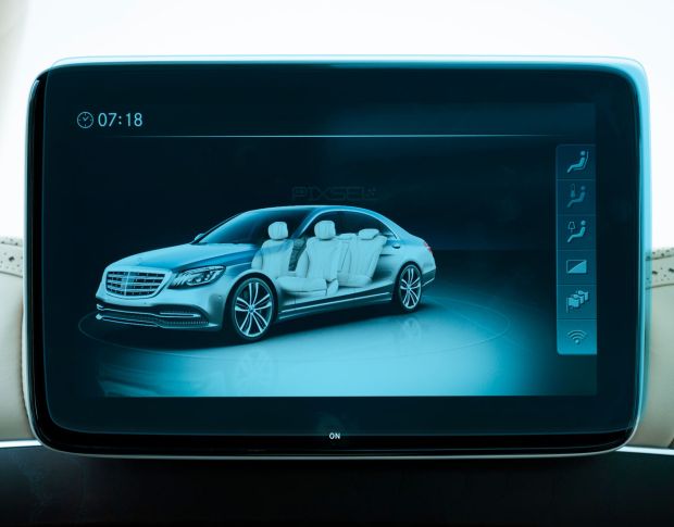 Захисне скло Pixsel для заднього монітора MERCEDES BENZ S-CLASS - 11.8“ 2017 - 2020 (гібридне мат)